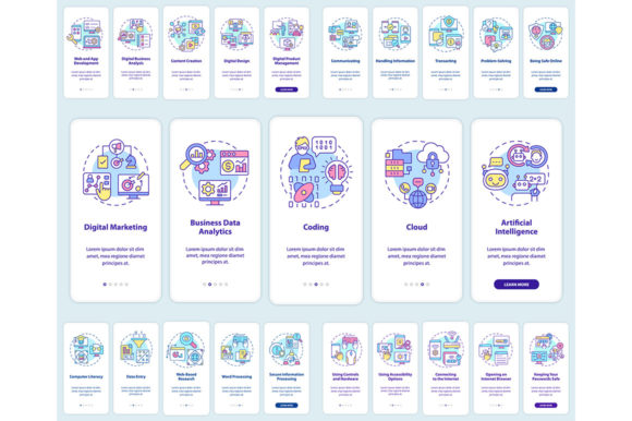 Digital Skills and Literacy Mobile Apps Graphics
