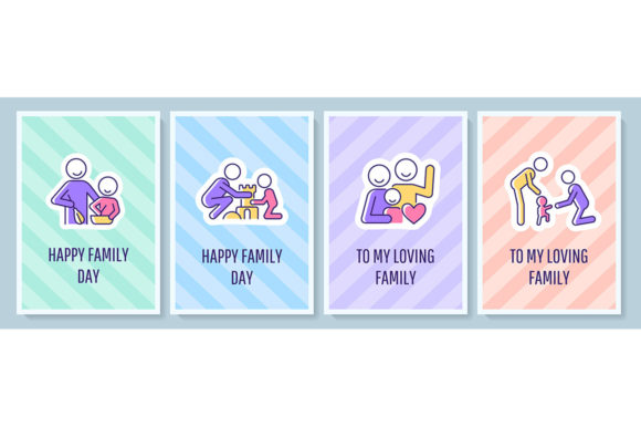 International Family Day Celebration Set – A Graphic Template for Heartfelt Handmade Creations