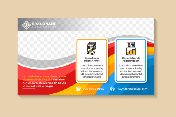 Rainbow Horizontal Banner Graphics for Websites