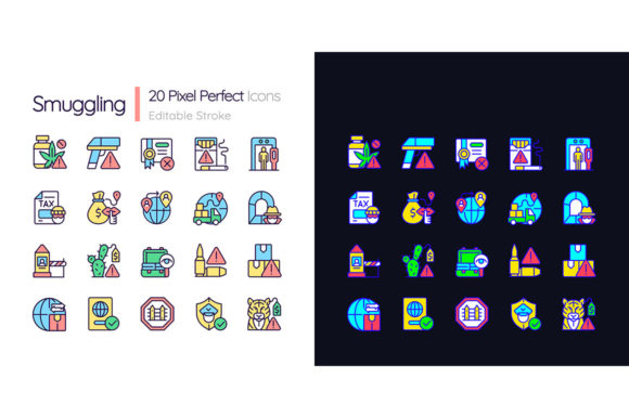 Smuggling Light and Dark Theme RGB Icons Review