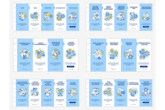 UCaaS Functions Onboarding Template Set Graphics